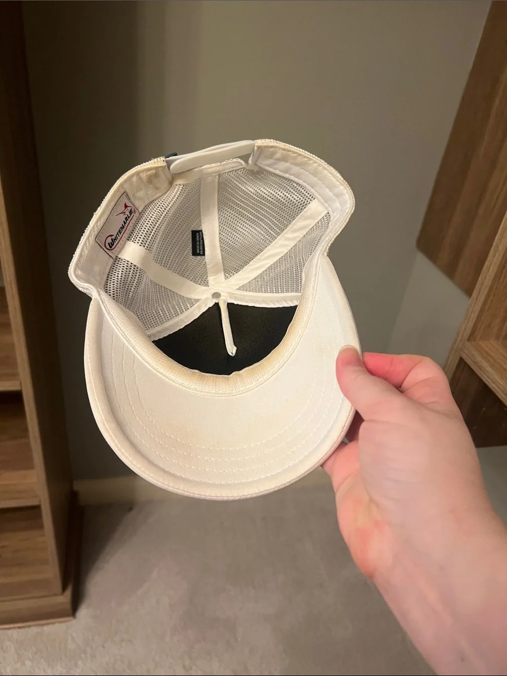 WhiteMarlie Black & Cream Trucker Hat